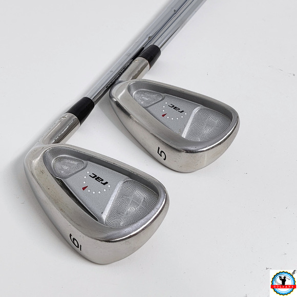 TaylorMade RAC OS Lot of 5 & 6 Irons Steel Shafts Stiff-Flex RH 38" - 37.5" - Picture 1 of 12